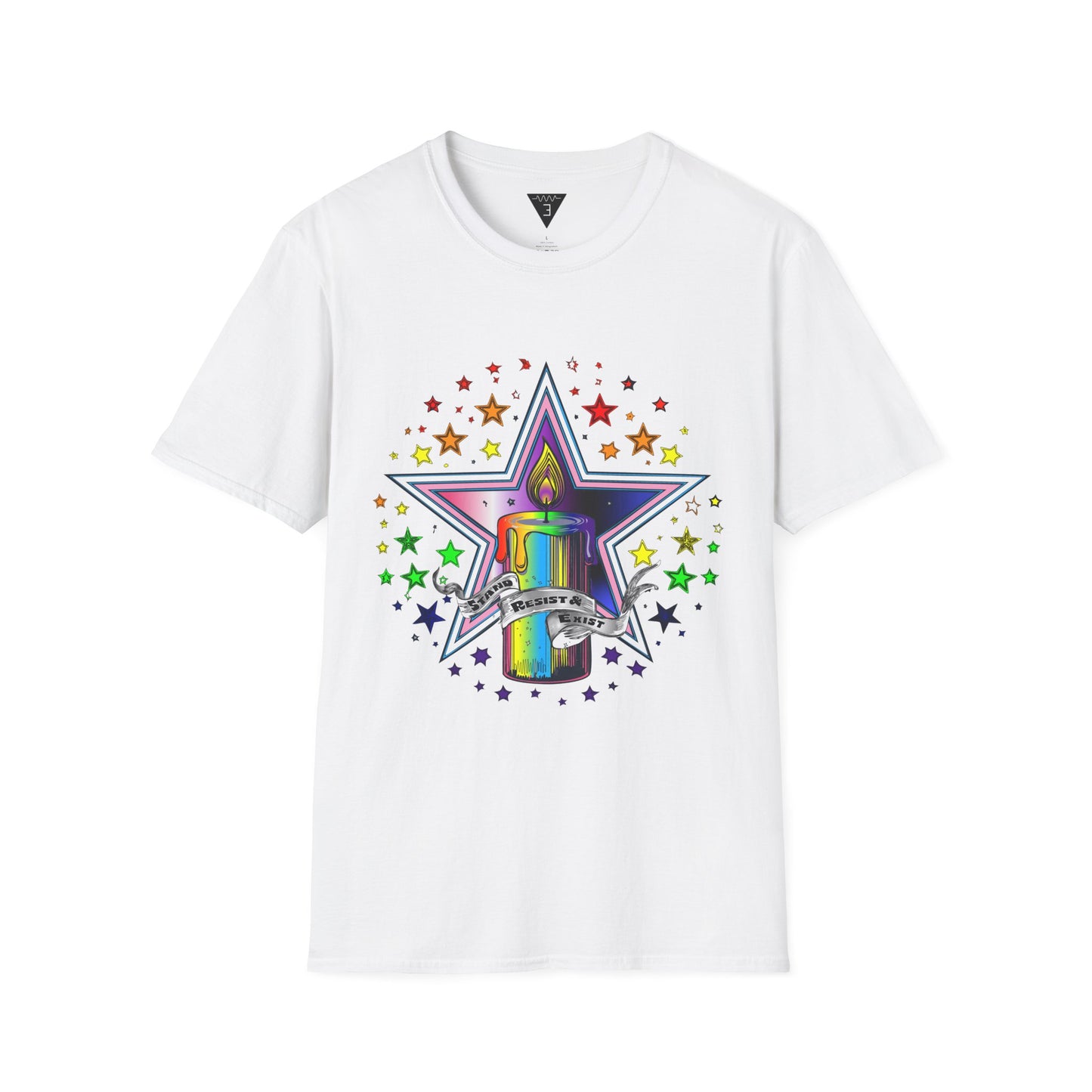 Softstyle T-Shirt - Stand, Resist & Exist- Hope Edition