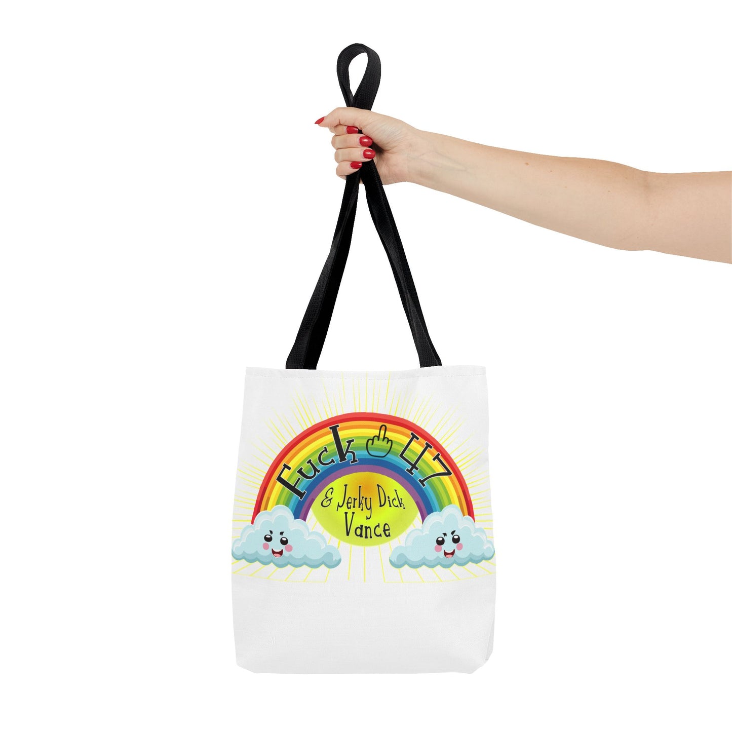 Tote Bag - 🌈 F* 47: Rainbows, Rage, and Resistance** 🌩️